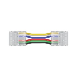 Connecteur + Câble + Connecteur 12 mm IP20 RGB+CCT COB