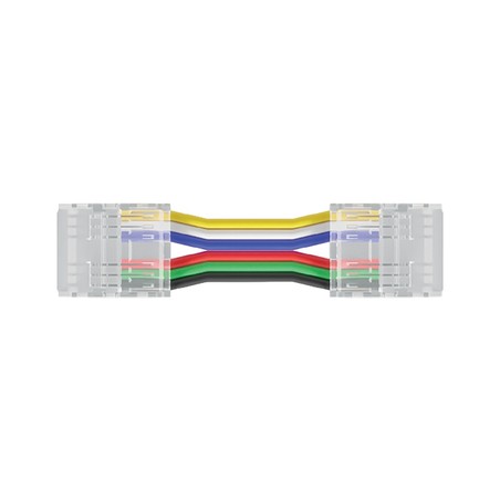 Connecteur + Câble + Connecteur 12 mm IP20 RGB+CCT COB