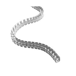 Rail flexible 1 m pour néon mural 24 x 18