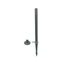 Pole with Spike/Base 500mm - Gris