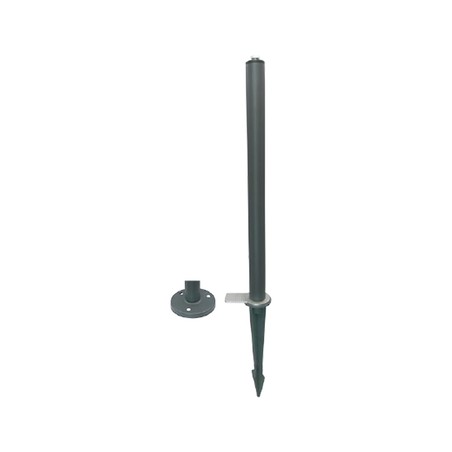 Pole with Spike/Base 500mm - Gris