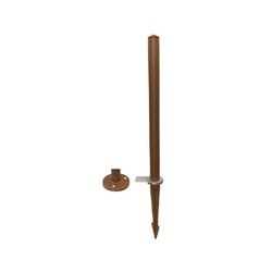 Pole with Spike/Base 500mm - Couleurten