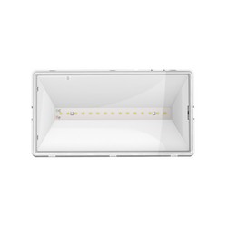 Luminaire de Secours double SafeLux, P/NP, 200 lm, IP65