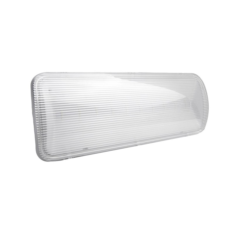 Luminaire de secours Longlux, P/NP, 3H, autotest, 6000 K, IP65