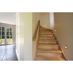 Luminaire encastres muraux gris Frame curve led