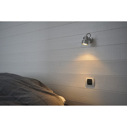 Spot Inda alu brossé gu10 en 230v