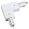 Rail 1 allumage, connecteur 1 rigide 90° terre ext blanc