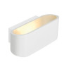 APPLIQUE OVALE OSSA R7s, BLANCHE, R7s 78mm, max. 100W