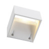 APPLIQUE LOGS WALL CARREE BLANCHE, 6W LED BLANC CHAUD