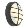 Bulan grille, applique ronde, anthracite, e27, 2x40w max