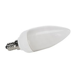 LAMPE ECONOMIQUE E14, 9W, 2700K, FLAMME