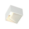Applique carrée blanche slv LOGS IN, 5W LED, 3000K