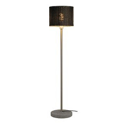 ADEGAN MANILA SL lampadaire, anthracite, inox, granit, E27, max.24W
