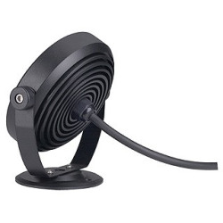 Keto rond led rgb, 15x1w, noir