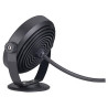 Keto rond led rgb, 15x1w, noir