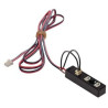 Fiche de connexion 3 sorties. 1 pont. max. 700mA