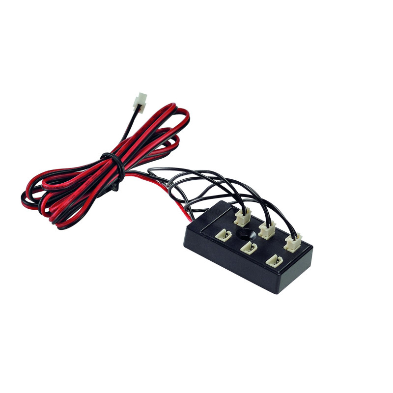 Fiche de connexion 6 sorties. 3 ponts. max. 700mA