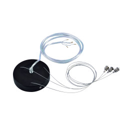Kit de suspension pour MEDO LED noir, 5 filins